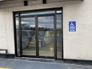 Emergency Commercial Door Repair Virginia Maryland Washington DC Glass Door Replacement Storefront Hinges Pivot Closer Panic Frame