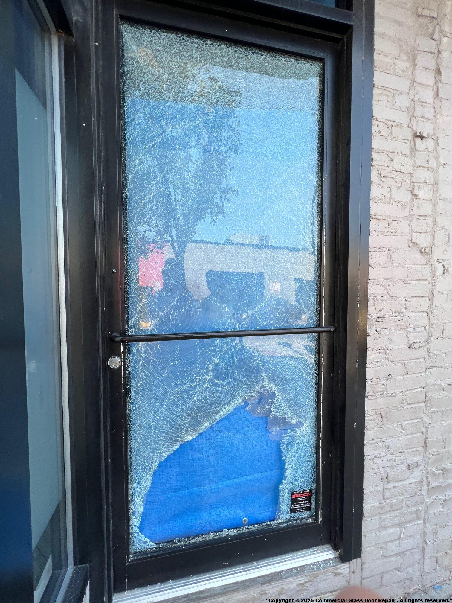 Same Day Glass Door Replacement Commercial Glass Door Repair DC VA MD