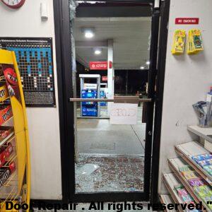 oxon-hill commercial door repair company glass door replacement storefront break in accident incident door closer repair panic exit device hollow metal exit door replacement herculite door repair