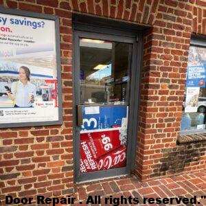 oxon-hill commercial door repair company glass door replacement storefront break in accident incident door closer repair panic exit device hollow metal exit door replacement herculite door repair